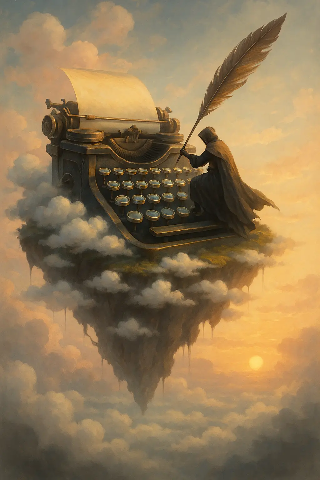 Artistic portrait with unique stylization